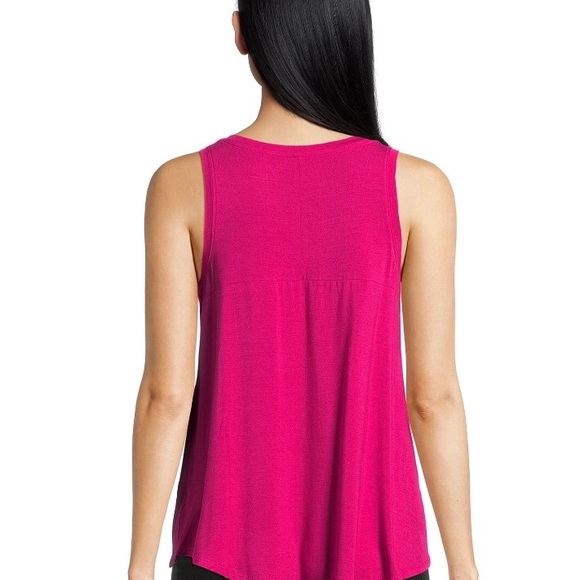 TIME and TRU Womens Tank Top Size XL 16-18 Relaxed Fit Sleeveless Pink New - Picture 3 of 7